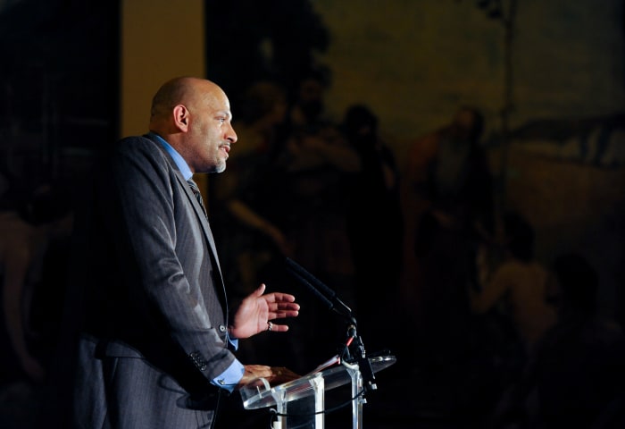 Amaechi addressed the British contingent at the 2014 Paralympic Games in Glasgow.